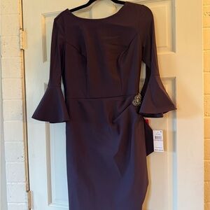 Elegant Purple Women's Dress